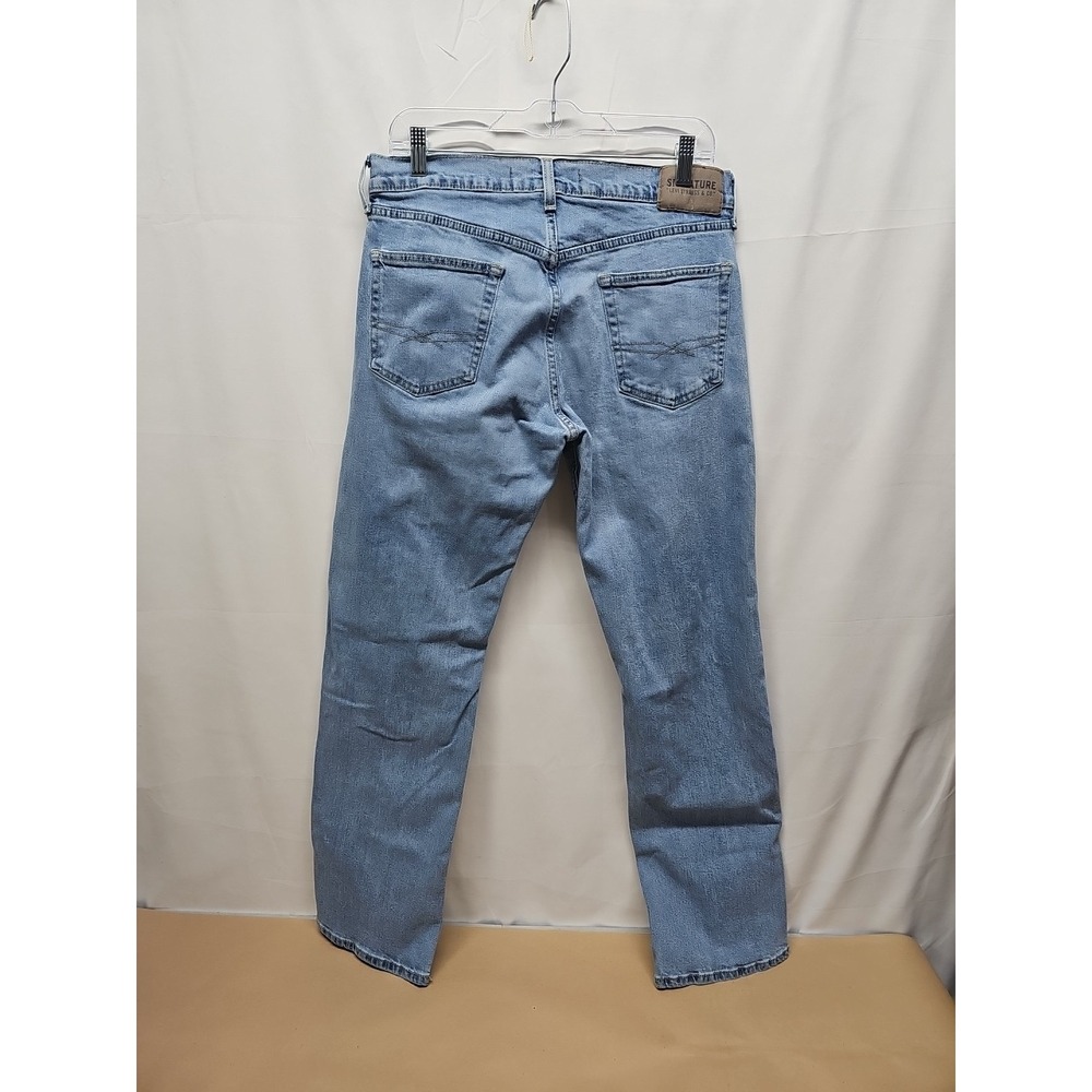 Levi's Mens Blue Relaxed Fit Strauss Signature Stretch Denim Jeans Size 32x32 - Picture 10 of 16